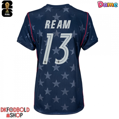 Forente stater Tim Ream #13 Udebanetrøje Dame VM 2026 Kort ærmer